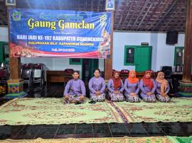 Pelaksanaan Gaung Gamelan dalam rangka Hari Jadi Kabupaten Gunungkidul yang ke 192